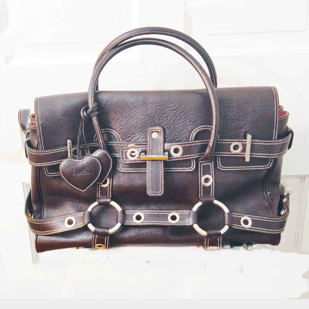 Luella Bartley for Mulberry Oversized Brown Leather Giselle Bag